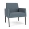 Lesro Mystic Lounge Reception Guest Chair, Charcoal, RF Serene Upholstery ML1101 - alternate 1